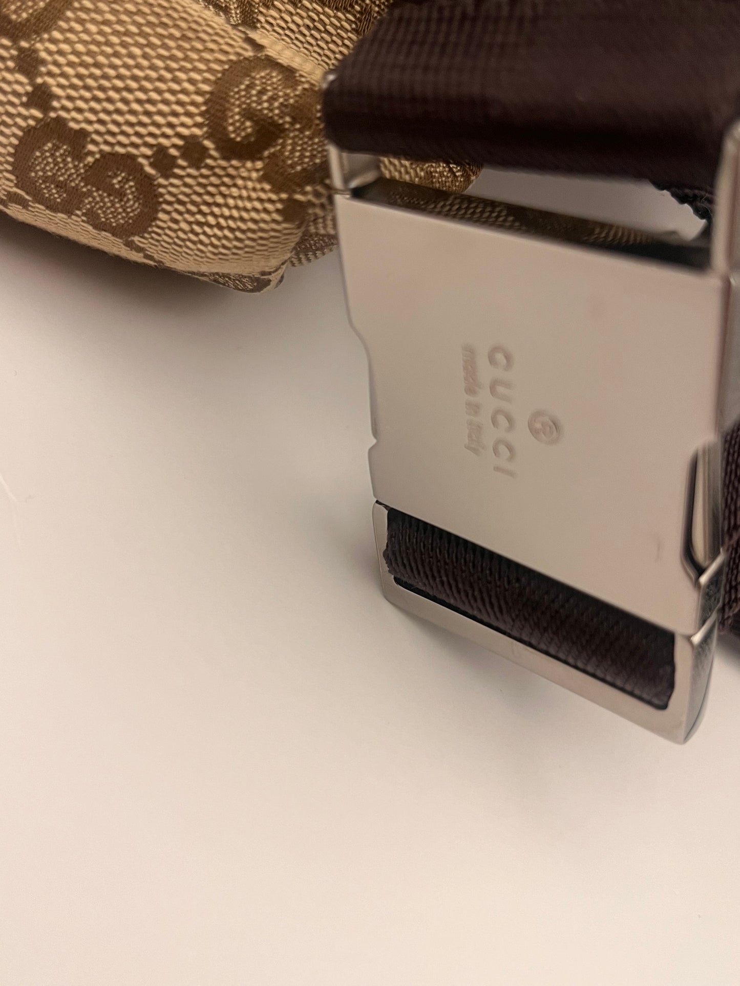 Gucci Monogram Canvas Belt Bag