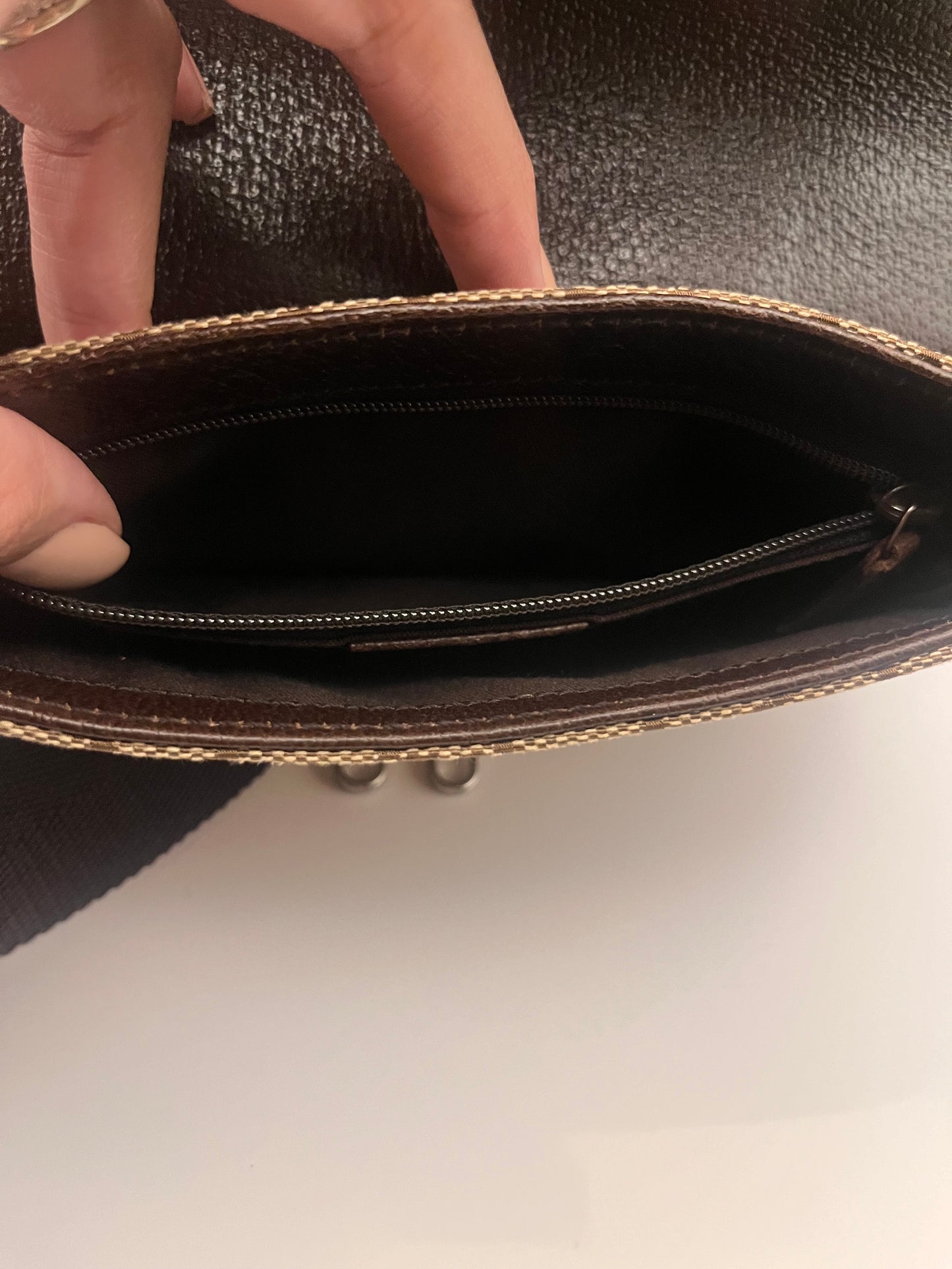 Gucci Monogram Canvas Belt Bag