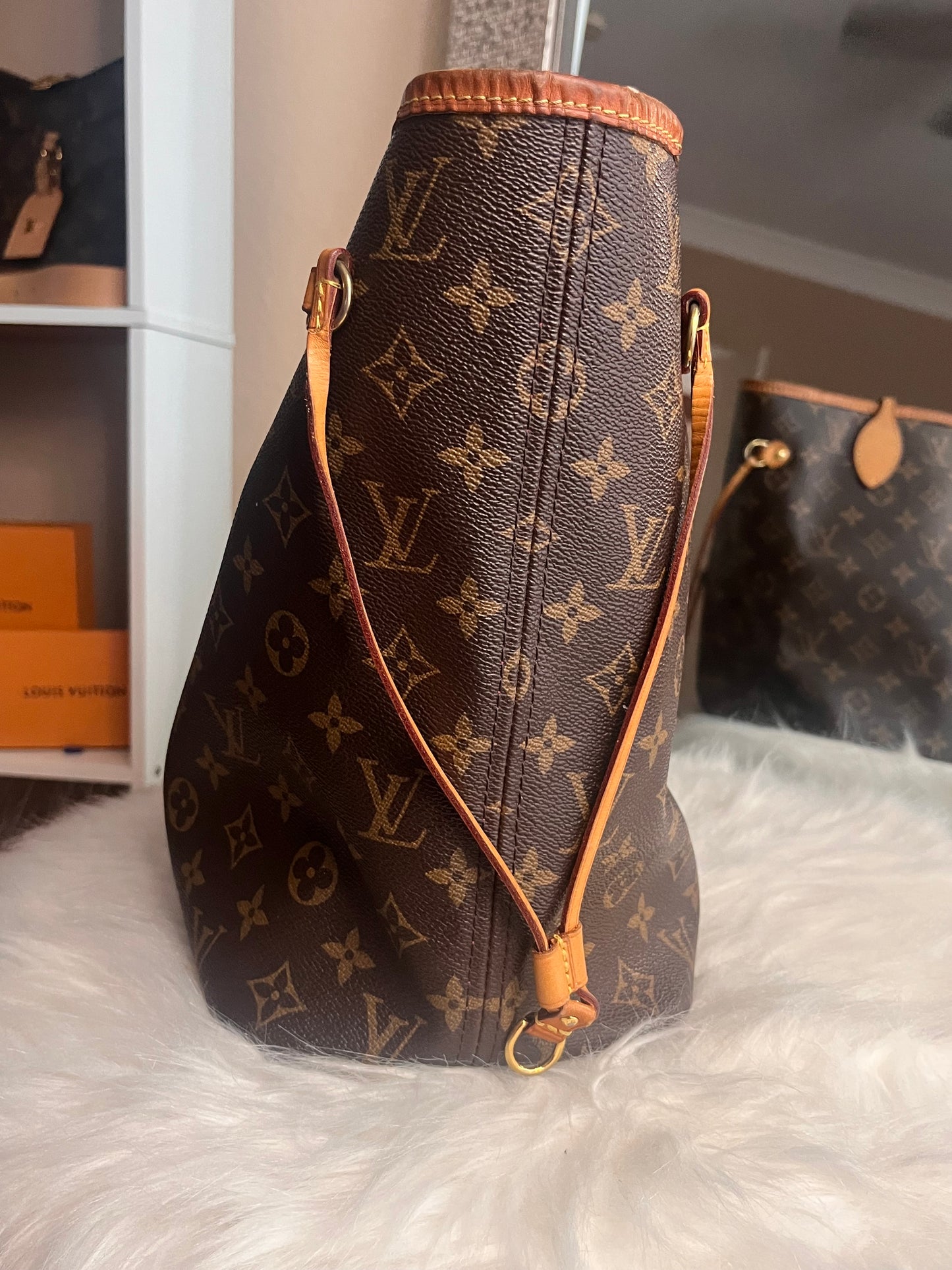LV Neverfull MM Monogram