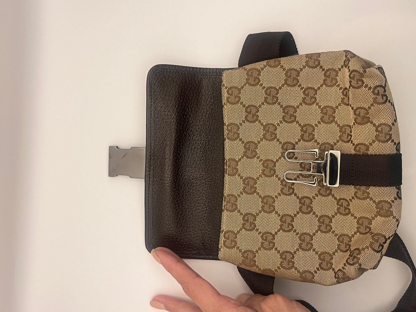 Gucci Monogram Canvas Belt Bag