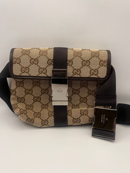 Gucci Monogram Canvas Belt Bag