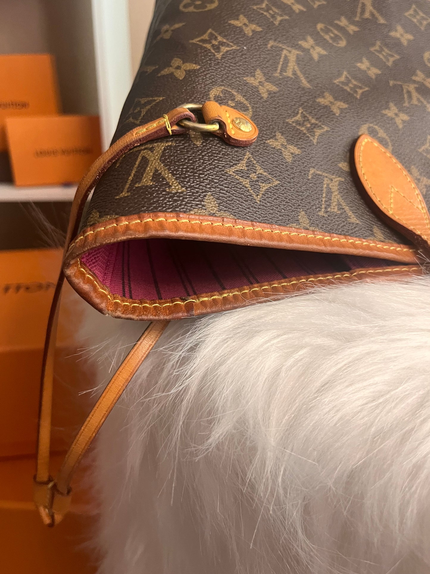 LV Neverfull MM Monogram