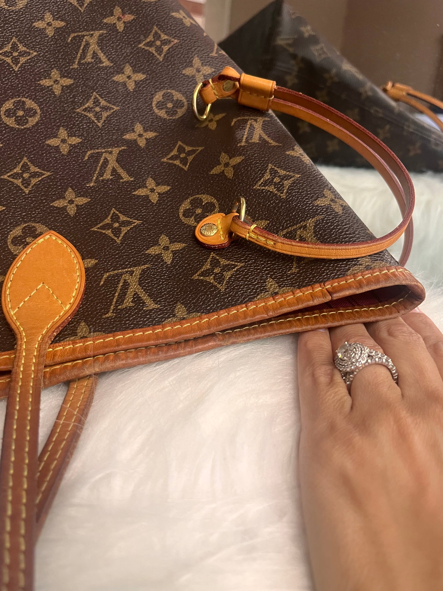 LV Neverfull MM Monogram