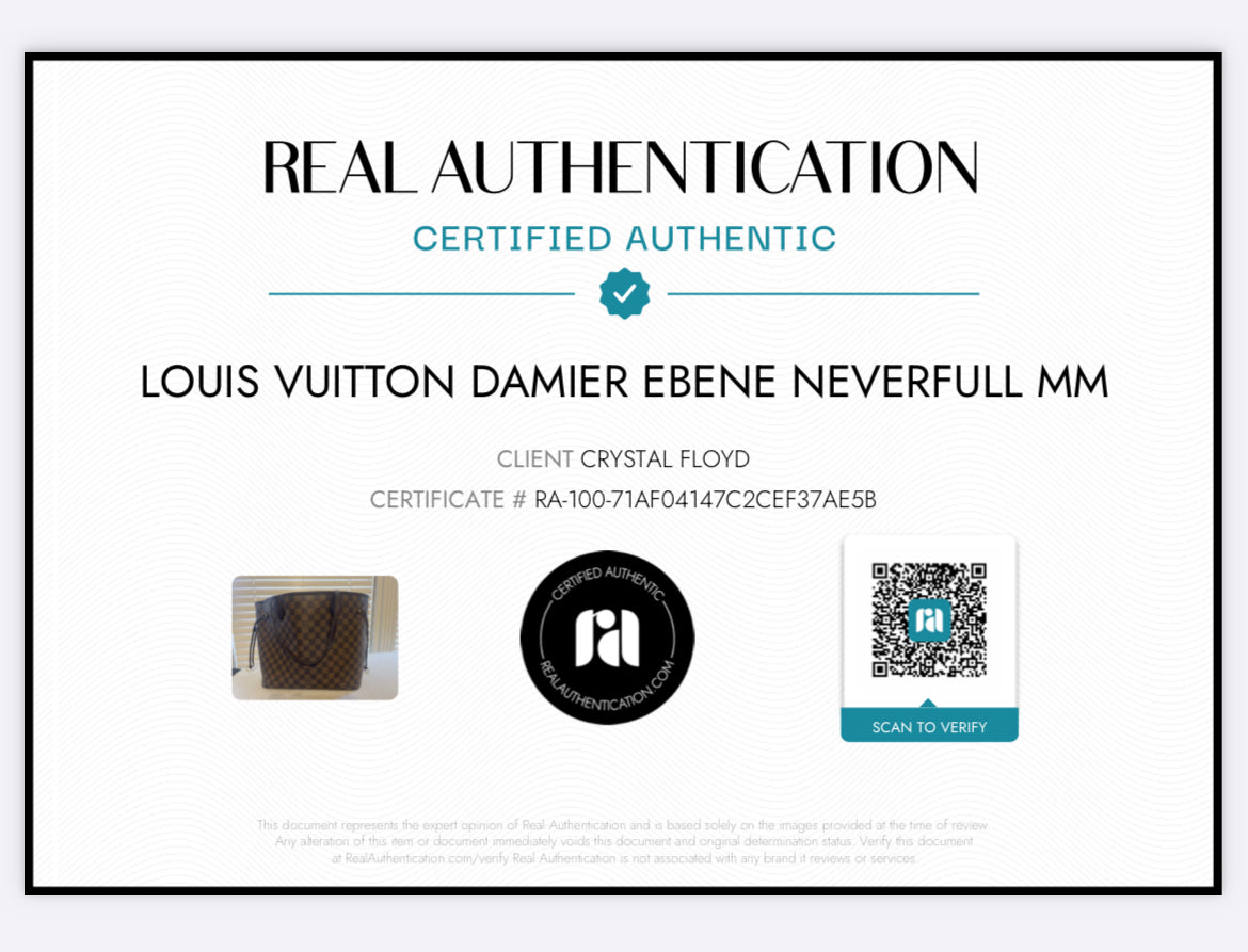 Louis Vuitton Damier Ebene Neverfull MM